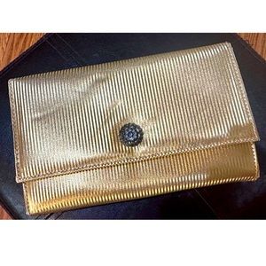 Gold Jewelry Organizer Clutch